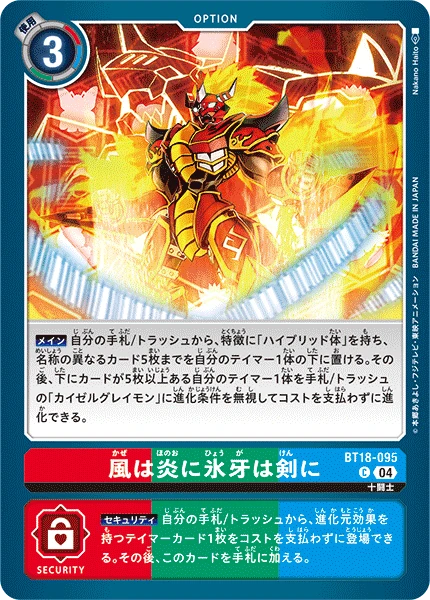 Wind to Flame, Ice to Sword