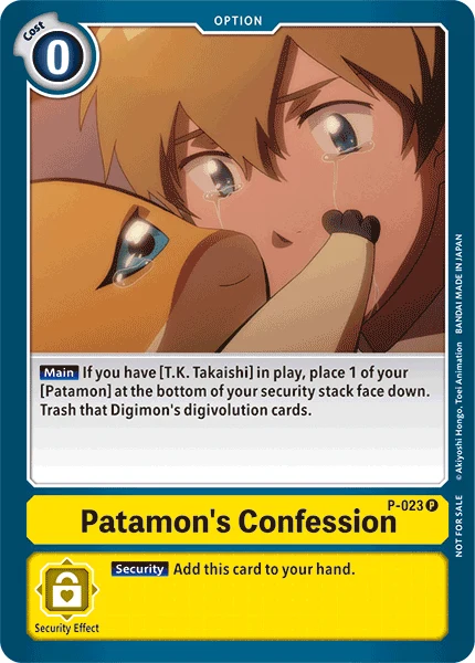 Patamon's Confession