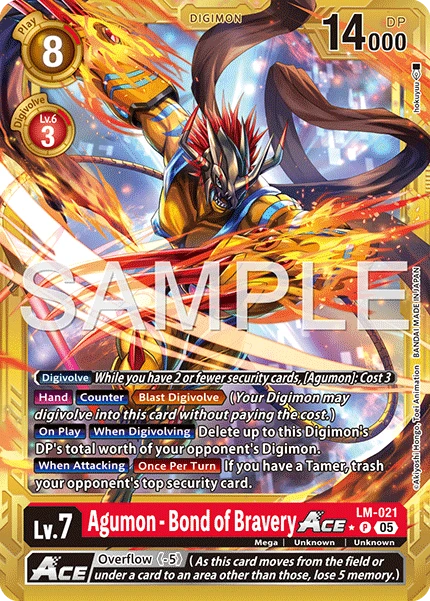 Agumon - Bond of Bravery ACE