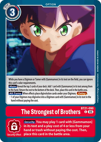 The Strongest of Brothers
