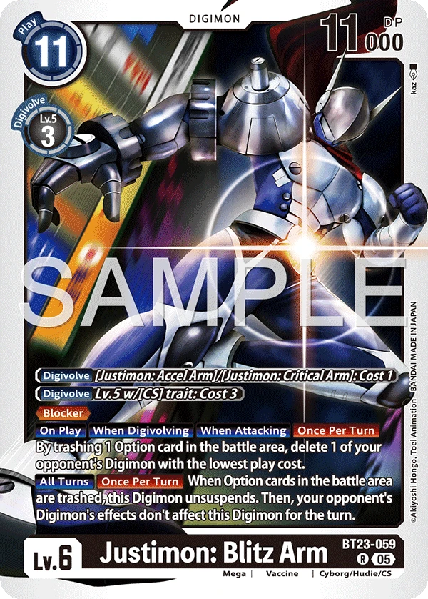Justimon: Blitz Arm