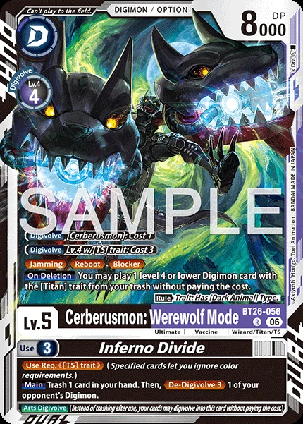 Cerberusmon: Werewolf Mode