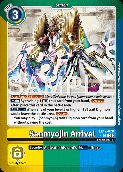 Sanmyojin Arrival