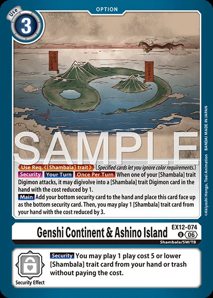 Genshi Continent & Ashino Island