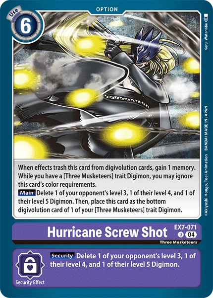 Hurricane Screw Shot