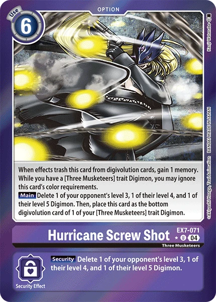 Hurricane Screw Shot