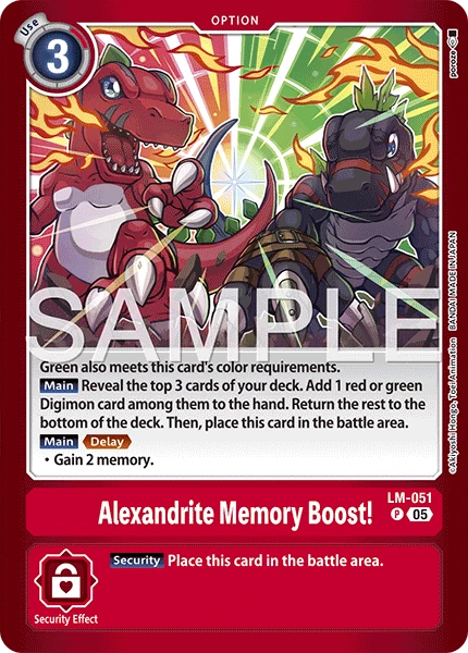 Alexandrite Memory Boost!