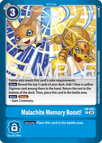 Malachite Memory Boost!