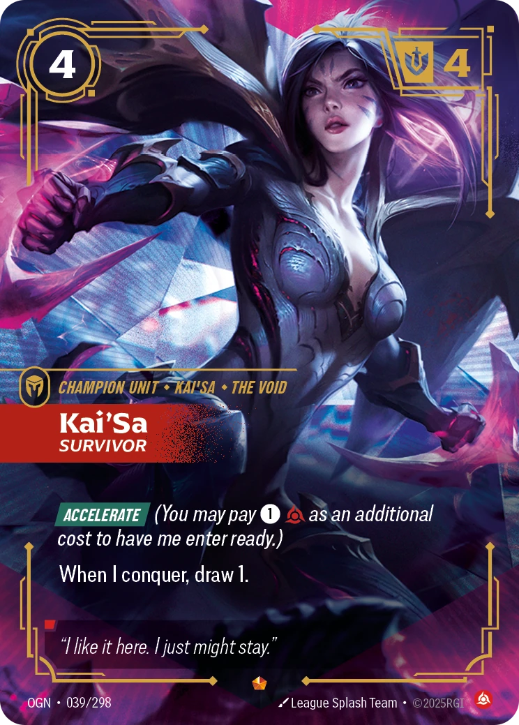 ogn-039-298 Kai'Sa, Survivor
