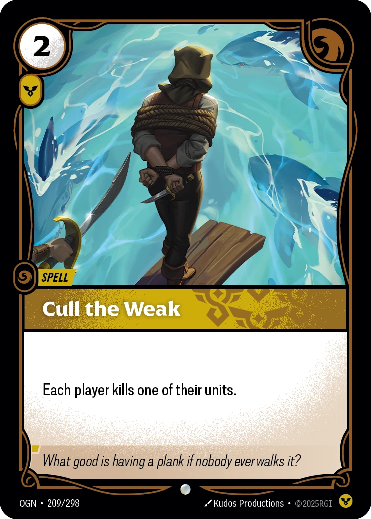ogn-209-298 Cull the Weak
