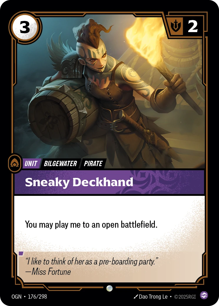 Sneaky Deckhand