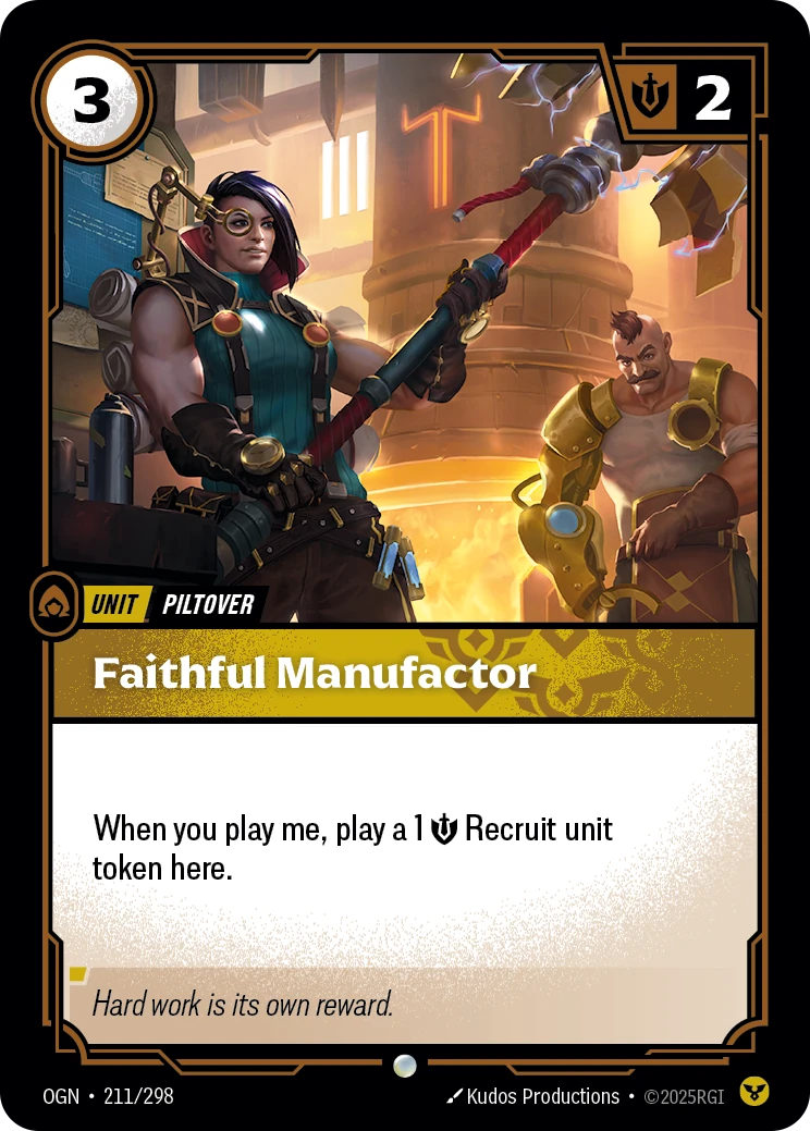 ogn-211-298 Faithful Manufactor