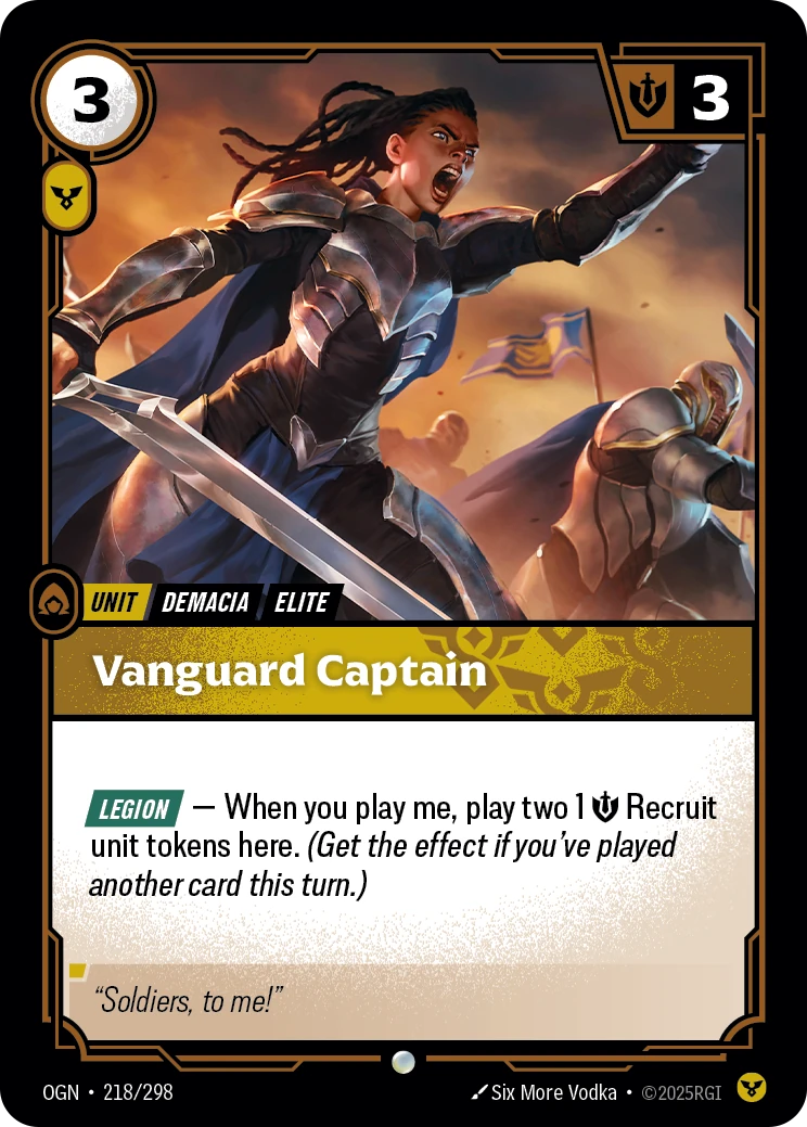 ogn-218-298 Vanguard Captain