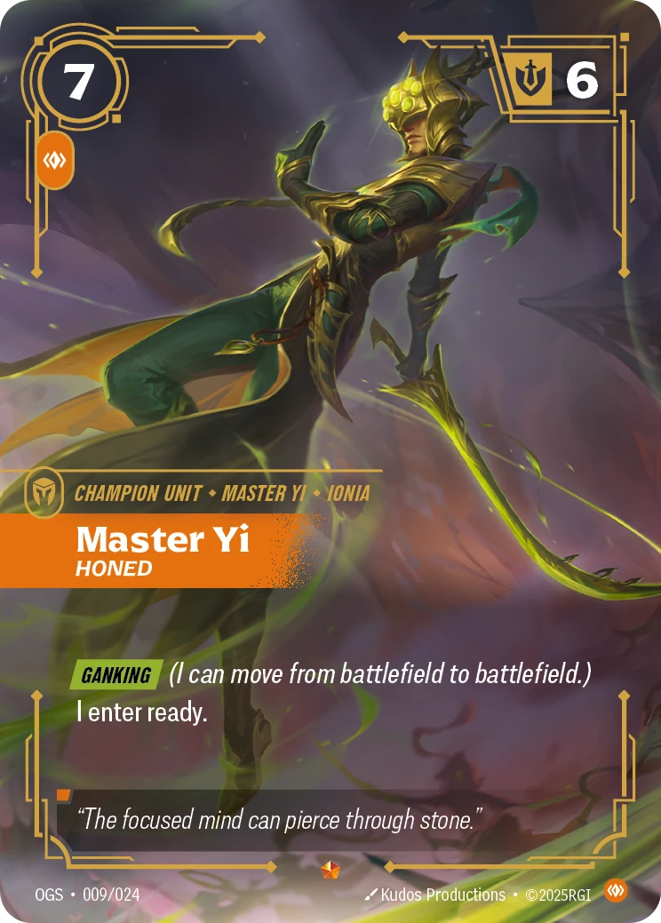 Yi, Honed