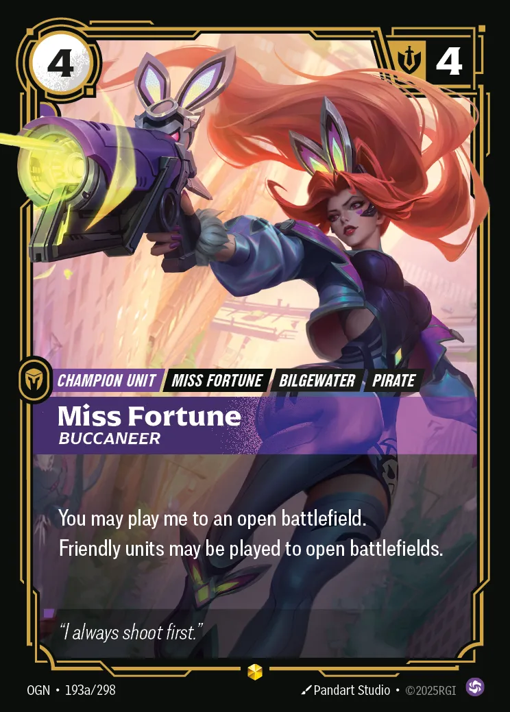 Miss Fortune - Buccaneer (Regional Qualifier Houston Top 8 Promo)