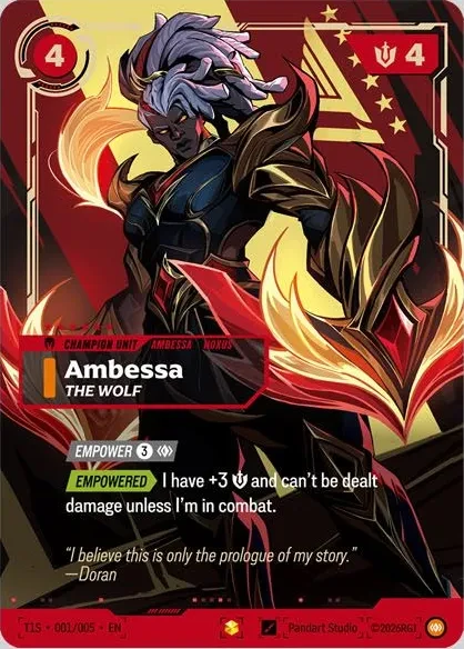 Ambessa - The Wolf (T1 Worlds Signature - Doran)