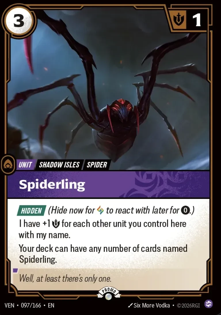 Spiderling (Vendetta Nexus Night Promo)