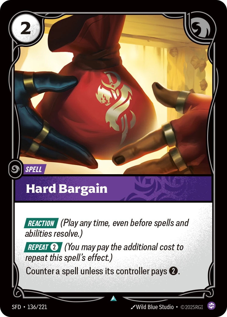 sfd-136-221 Hard Bargain