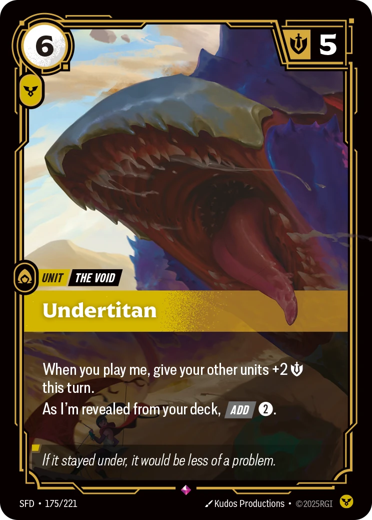sfd-175-221 Undertitan