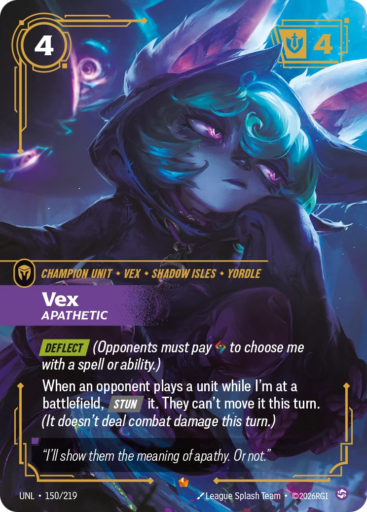 unl-150-219 Vex, Apathetic