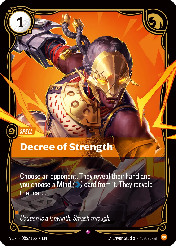 ven-085-166 Decree of Strength
