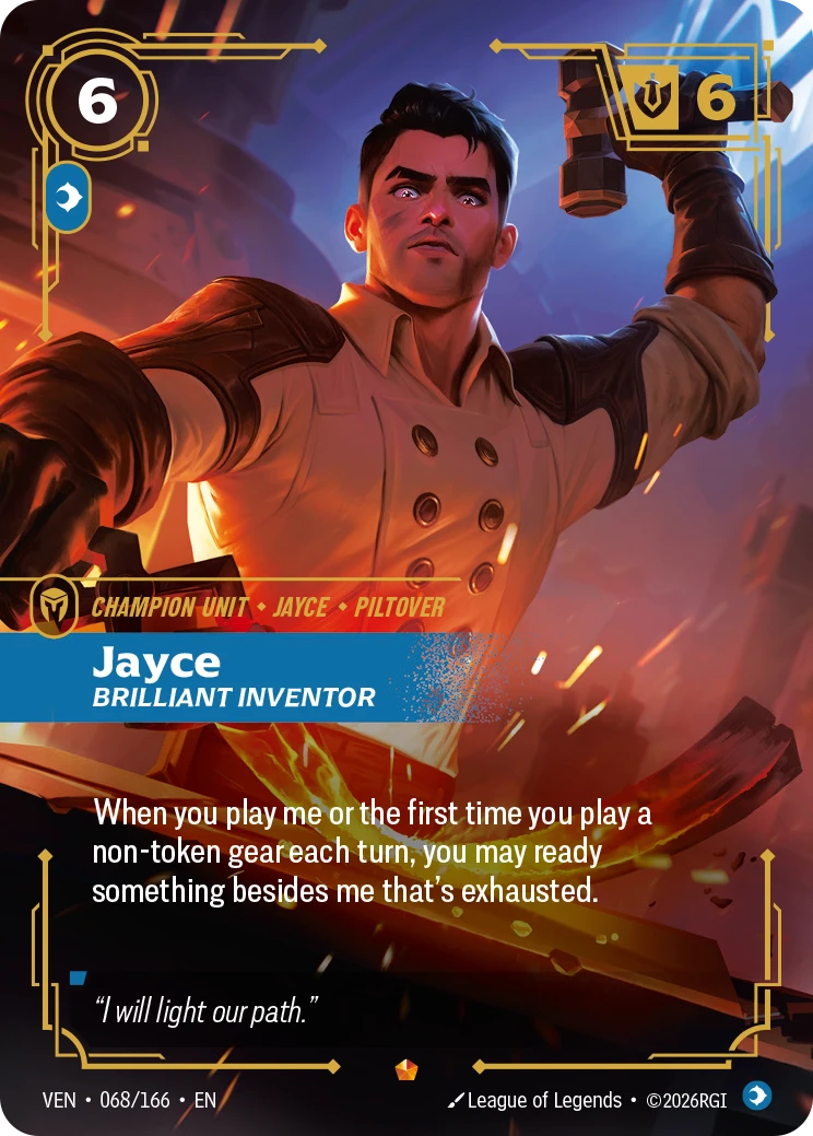 ven-068-166 Jayce, Brilliant Inventor