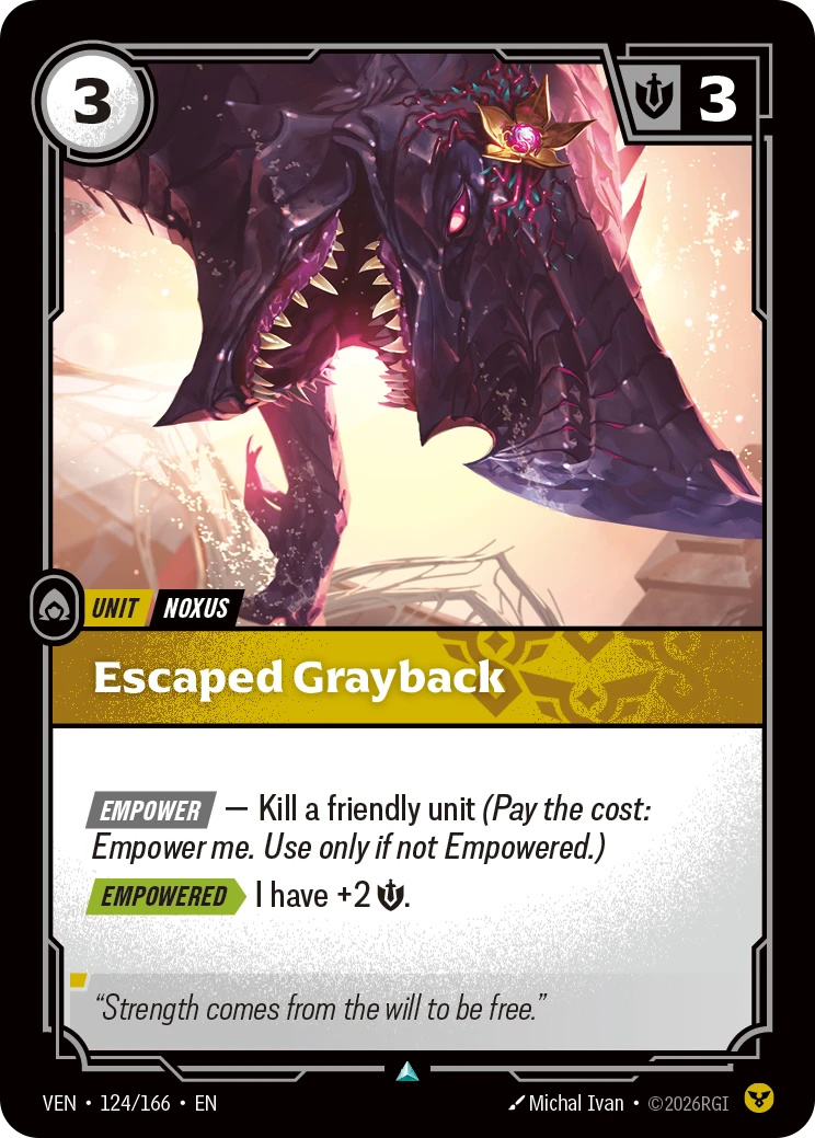 ven-124-166 Escaped Grayback
