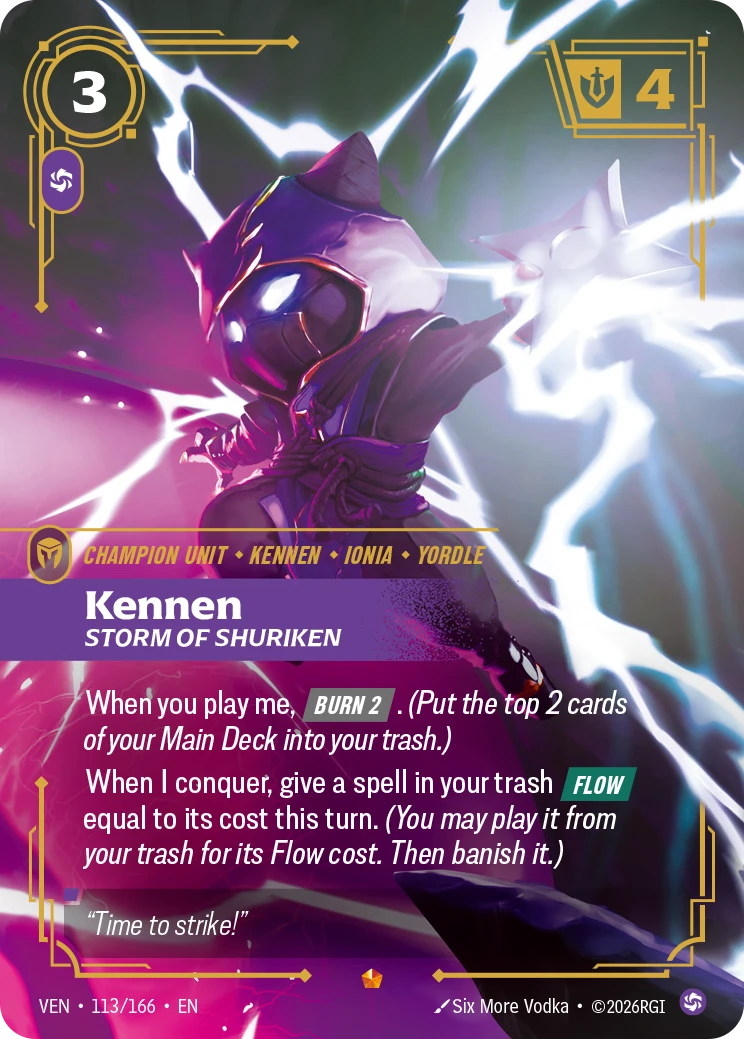 ven-113-166 Kennen, Storm of Shuriken