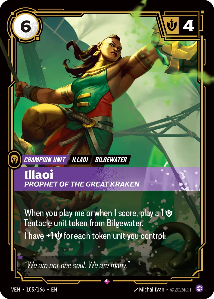 ven-109-166 Illaoi, Prophet of the Great Kraken