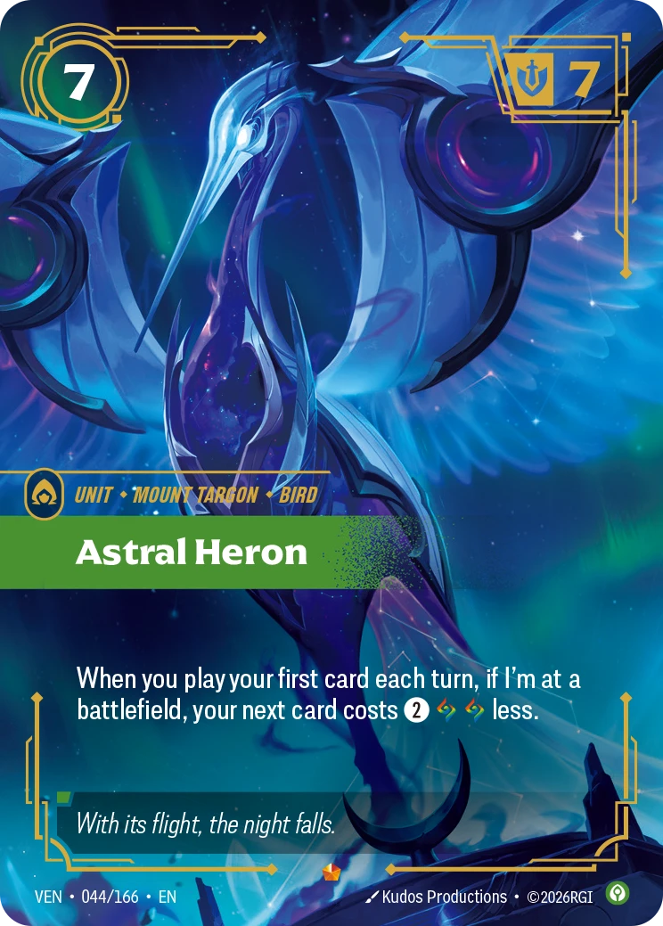 ven-044-166 Astral Heron