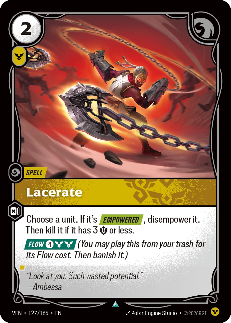 ven-127-166 Lacerate