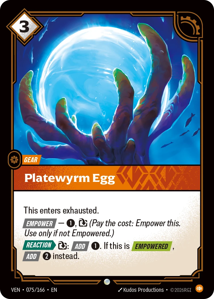 ven-075-166 Platewyrm Egg