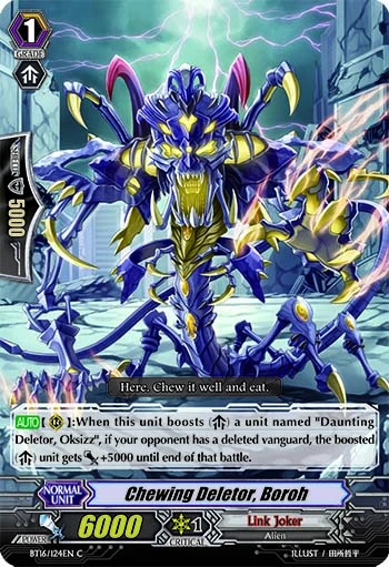 Chewing Deletor, Boroh