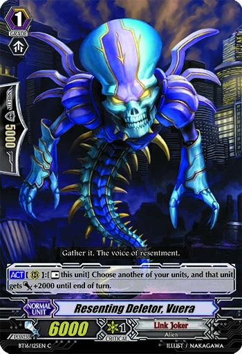 Resenting Deletor, Vuera