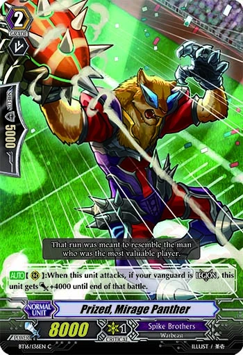 Prized, Mirage Panther