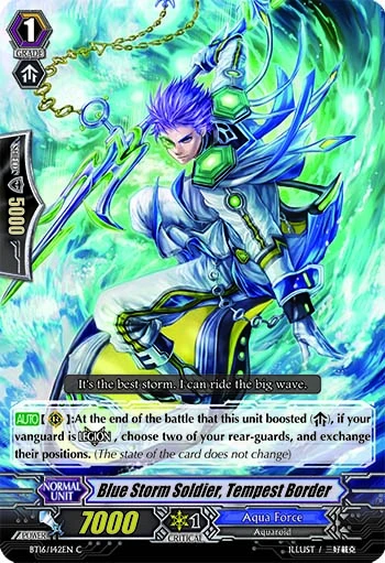 Blue Storm Soldier, Tempest Border