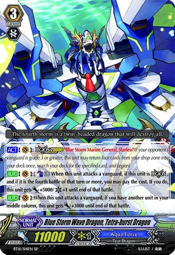 Blue Storm Wave Dragon, Tetra-burst Dragon