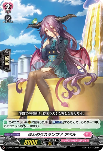 Slight Slump?, Apelle