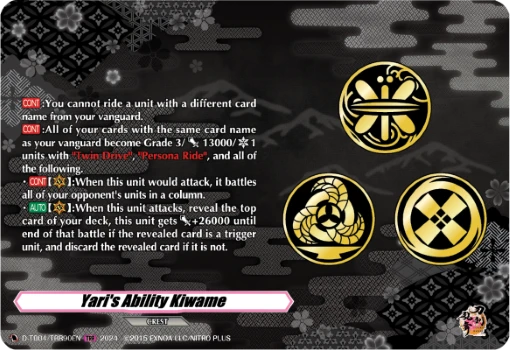 Yari's Ability Kiwame
