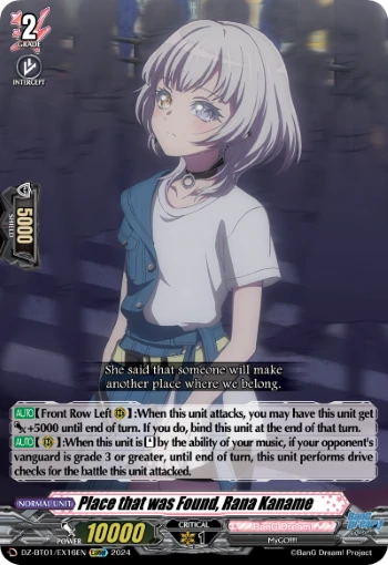 Place that was Found, Rana Kaname