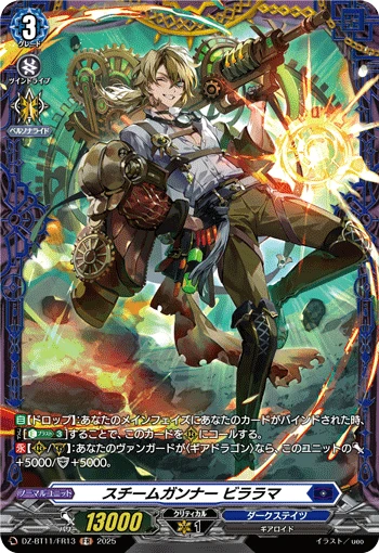 Steam Gunner, Bilalama