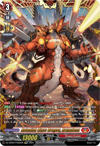 Astonish Blaze Dragon, Arumdeas