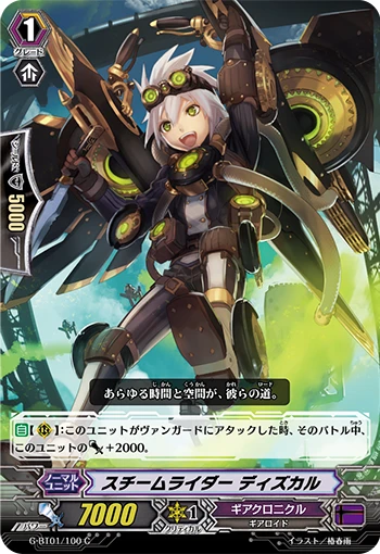 Steam Rider, Dizkal