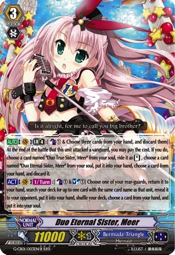 Duo Eternal Sister, Meer
