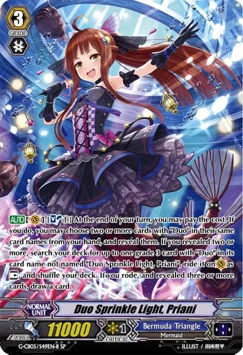 Duo Sprinkle Light, Priani