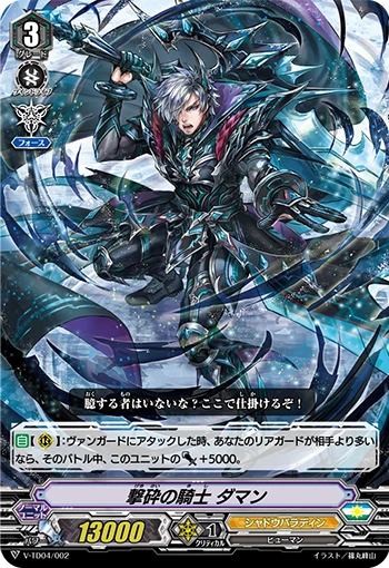 Pulverize Knight, Daman